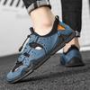 2025 Foreign Trade New Large Size Outdoor Bag Head Casual Sandals Men's Summer Hollow Foot Cover Hand-sewn Beach Shoes