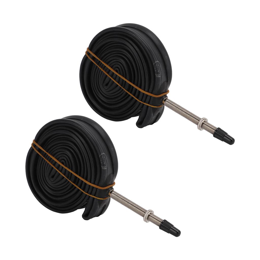 2Pcs Bike Inner Tube Butyl Rubber 700x23C Interior French Valve Tube for Road MTB Bike700X23C