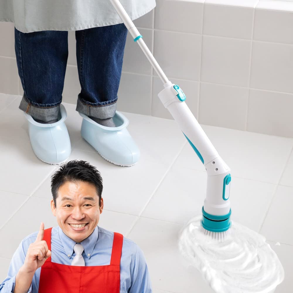 

Полировщик Ernest AQUA с 4 типами щеток для ванны Aqua Polisher, полировщик, полировщик, перезаряжаемый, беспроводной, портативный, выдвижной, синий