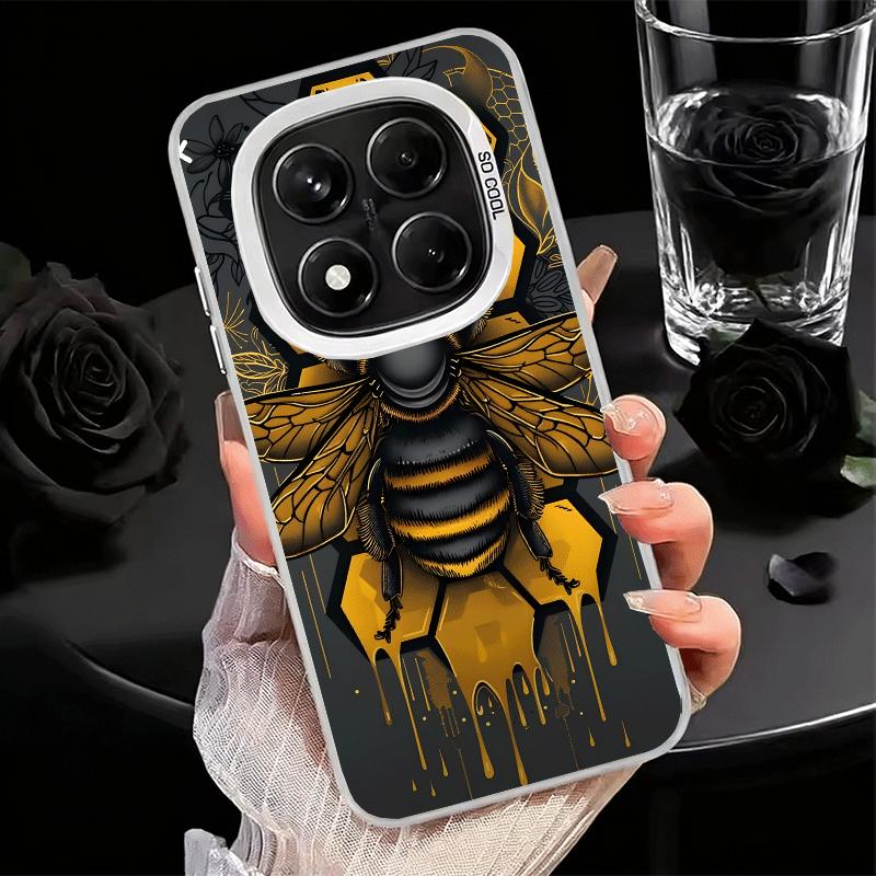

Пчеловодство Мед Милый Ударопрочный Чехол для Телефона для Xiaomi Redmi Note 15 14 13 12 Pro Plus 11 11S 11T 5G Чехол Противоударный Fundas Redmi Note 15 Pro 5G