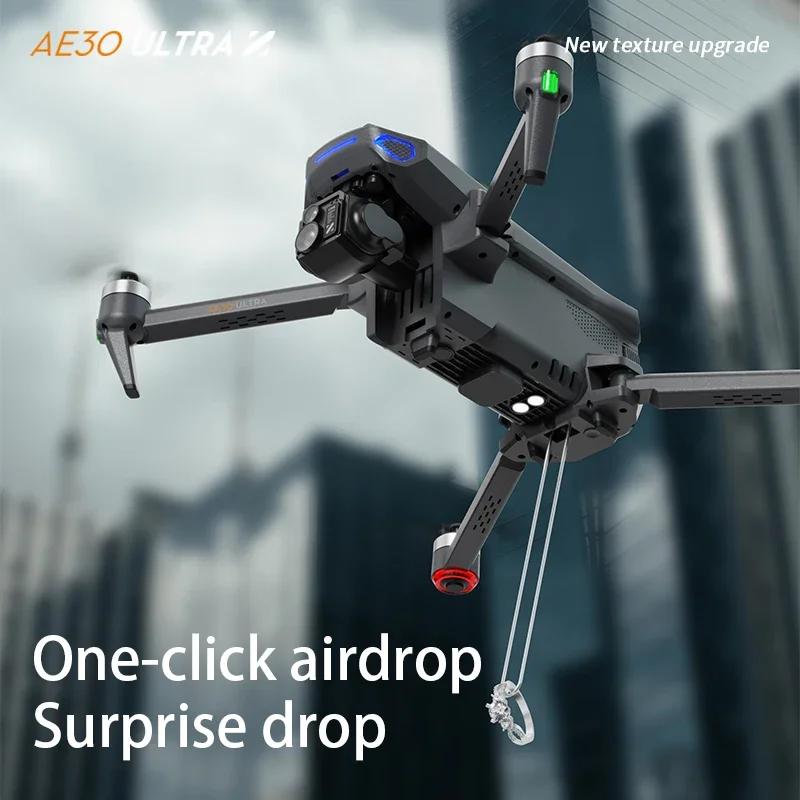 AE30 Max 6000M LCD SC GPS Drone 8K Dual Camera 6G Wifi FPV 3-Axis Gimbal Professional Obstacle Avoidance Quadcopter RC Dron Toy