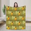 SpongeBobed Kids Cartoon Anime Blankets Coral Fleece Plush Textile Decor Super Soft Throw Blanket for Bed Bedroom Bedspreads
