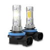Marsauto Fog Lamp H11 H8 H16 LED Fog Super Instant LED Fog 360 Degree Angle IP68 Condensation Vehicle Inspection 16 LED DC12V Over Hours Set of 2 Year