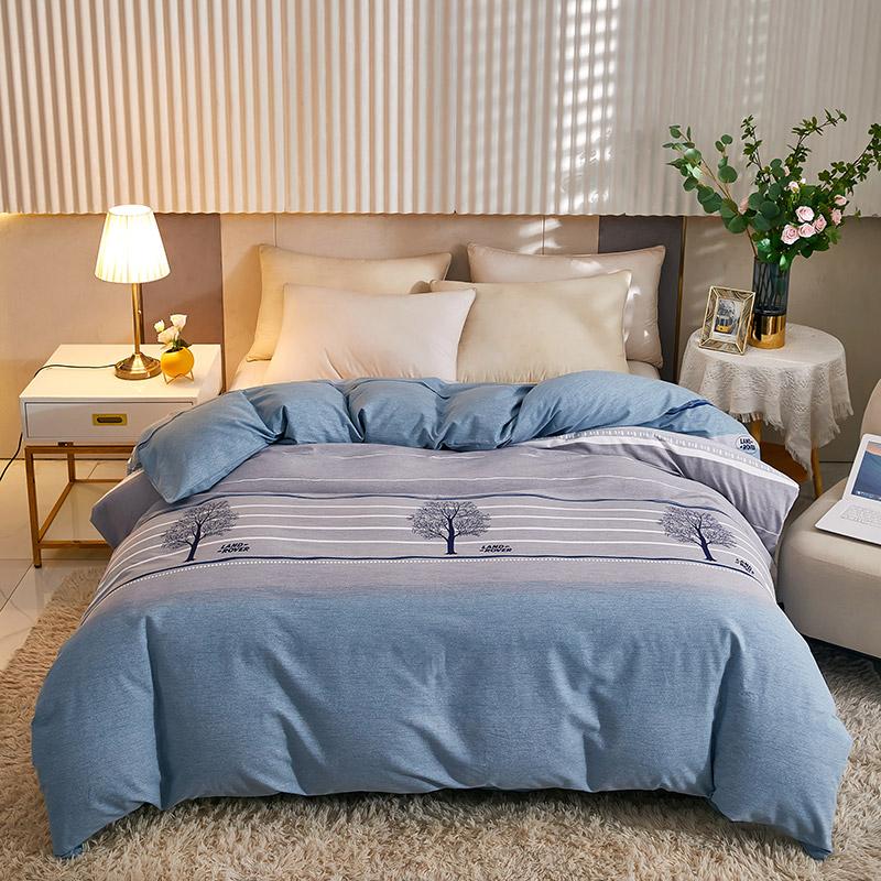 1Pc Boho Geometric Pattern 100% Cotton Duvet Cover Thicken Quilt Cover with Zipper Soft Comfortable Bedding for Kids Boys Girls