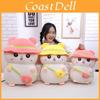 Cute Hamster Plush Toy With Hoodie Large Sleep Pillow For Kids And Girls