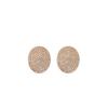 Silver Needle Diamond Elliptical Geometric Stud Earrings Niche Light Luxury Design Earrings Dress Versatile Premium Earrings