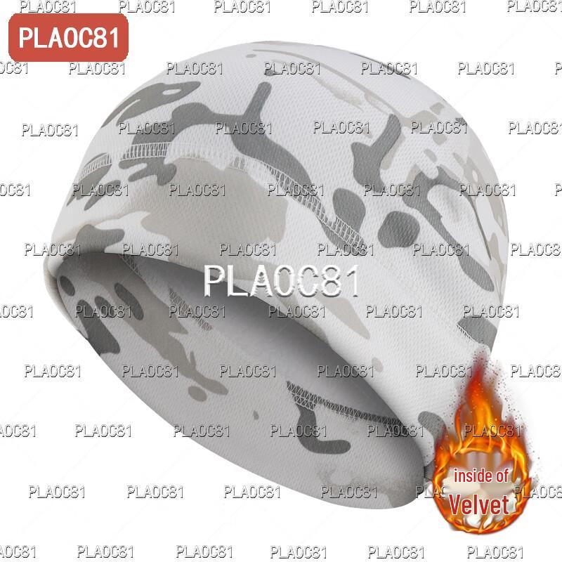 PLAOC81 Camouflage Fleece Lined Winter Hat