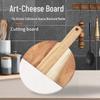 DL014 Marble Inlaid Wood Cutting Board - Home Kitchen Chopping Tool