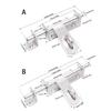 Heavy Duty Door Lock Solid Sliding Bolts Latches Hasp Stainless Steel Door Lock Buckle for Wood Fence Interior Door