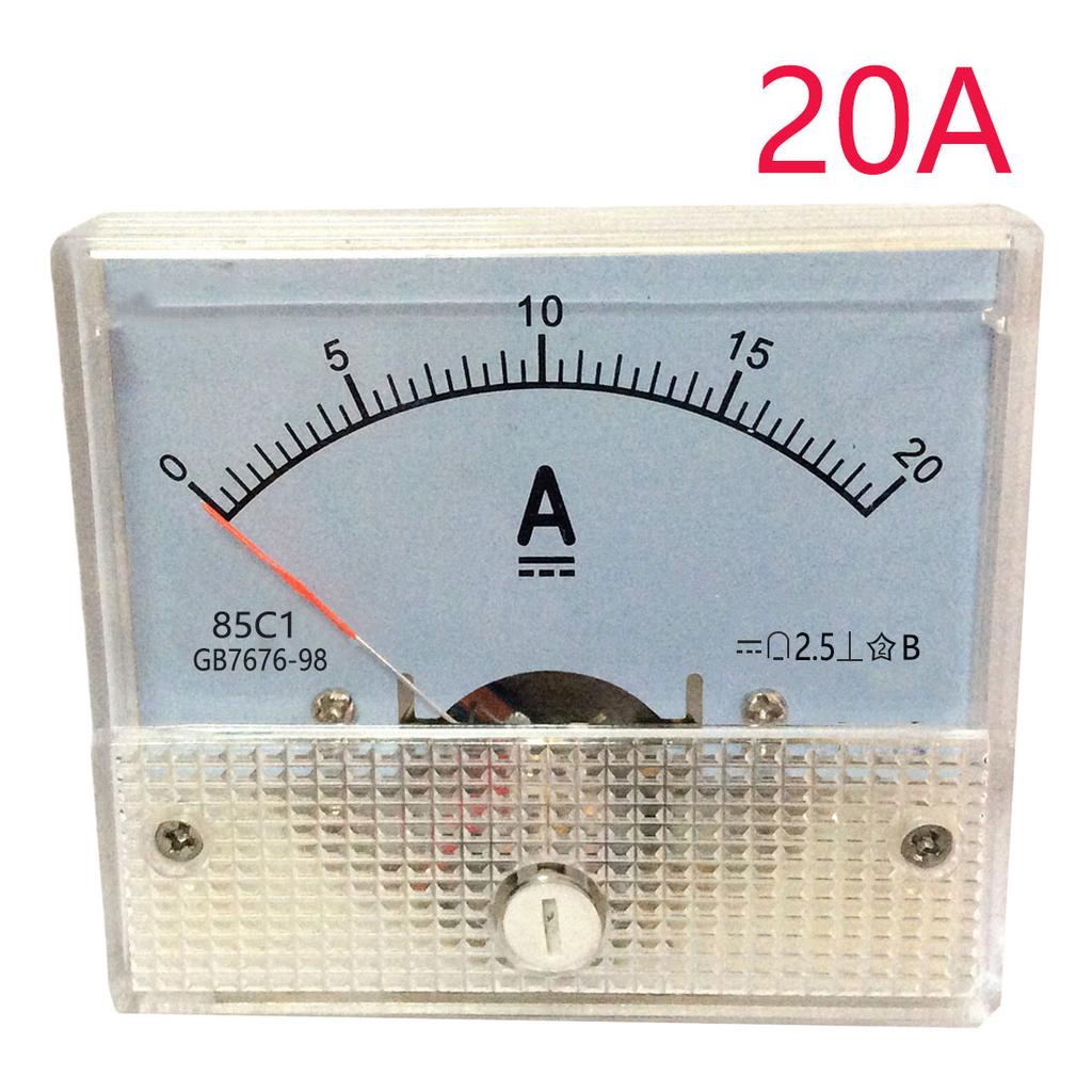 1PC DC 200A Analog Ammeter Panel AMP Current Meter 85C1 0-200A DC with Shunt