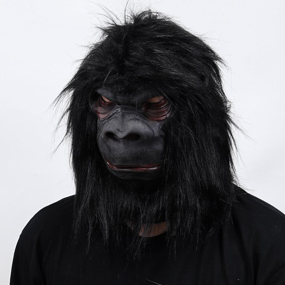 Gorilla King Kong Masker Dierlijke Capuchon Halloween Latex Masker Horror Show Rekwisieten