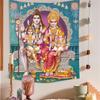 Family Shiva Buddhism Hinduism Hindu Tradition Wall Art Tapestry Room Decoration Items Home Decor Dorm Wall Hanging Backdrop