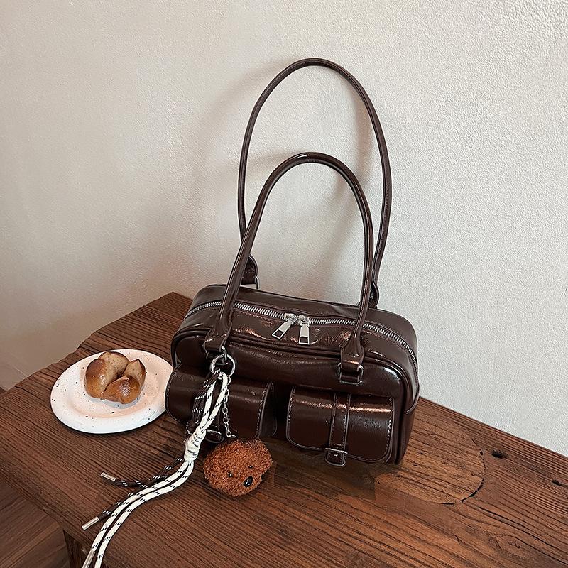 Large-capacity Underarm Bag, Women's Bag, Commuter Bowling Bag, Simple Single-shoulder Bag