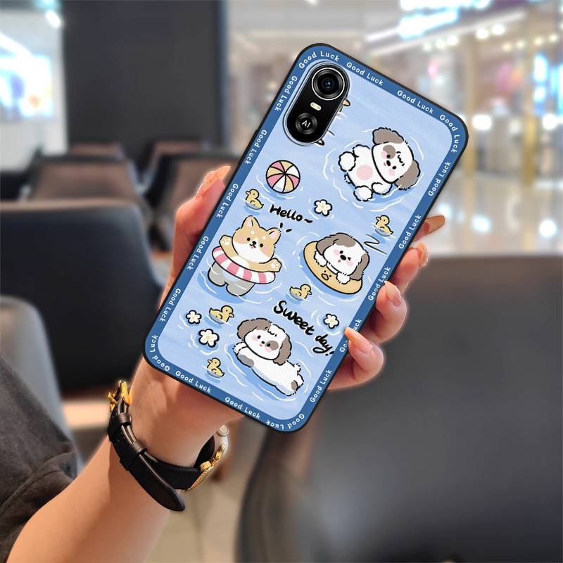 Silicone Durable Phone Case For ZTE Blade A31 Plus/Optus X Sight 2 Cartoon Anti-dust Full Wrap Waterproof Soft Case Cute