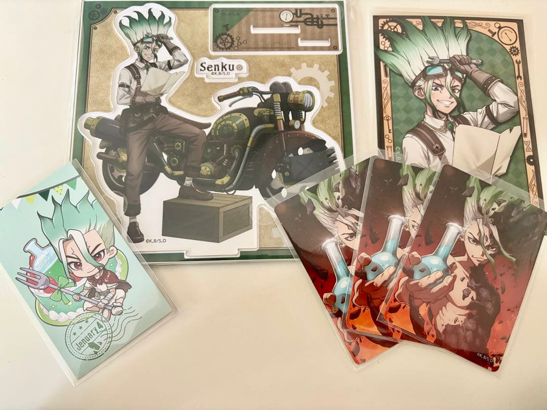 [USED] Dr. STONE Senku Ishigami Acrylic Stand Touring Bonus Card