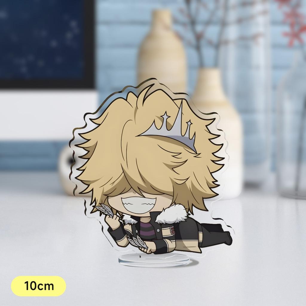 Anime Katekyo Hitman Reborn 10cm Acrylic Stand Model Figures Sawada Tsunayoshi Gokudera Hayato Cosplay Desk Decor Model Gifts
