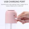 Mini USB Rechargeable Humidifier Colorful Round Car Aroma Diffuser Silent Cool Mist for Office Bedroom Travel Home
