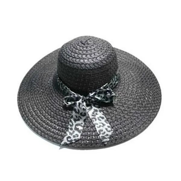 Fashion Gifts Women Summer Hat Wide Brim Straw Cap New Korean Version Bow Grass Caps Sun Protection Beach Accessories Gifts