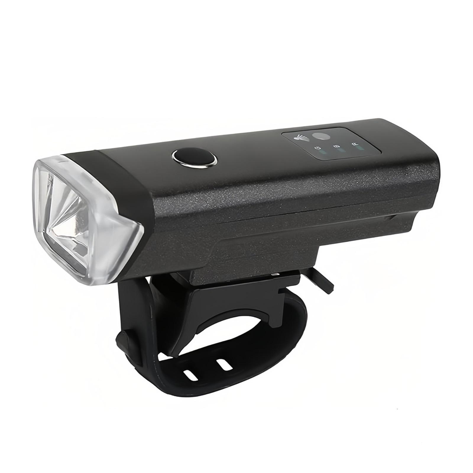 

EVTSCAN Bike Headlight Bike LED Bright Front Lamp USB Rechargeable Head Light One Size чёрный