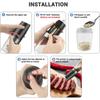 Gravity Electric Salt and Pepper Grinder Set Battery Powered Adjustable Coarseness Mill Grinders Shakers for Kitchen Tools