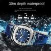 New Top Brand Ultra Thin Men's Watch New Fashion Waterproof Quartz Calendar Luminous Wristwatch