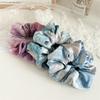 Design Sense Soft Hair Ties Fashion Satin Colorful Large Intestine Hair Bands Tie-dye Hair Accessories Printing Hair Scrunchies