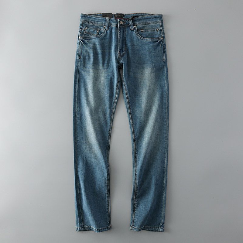 Fashion Brand Spring and Autumn Foreign Trade Export Jeans