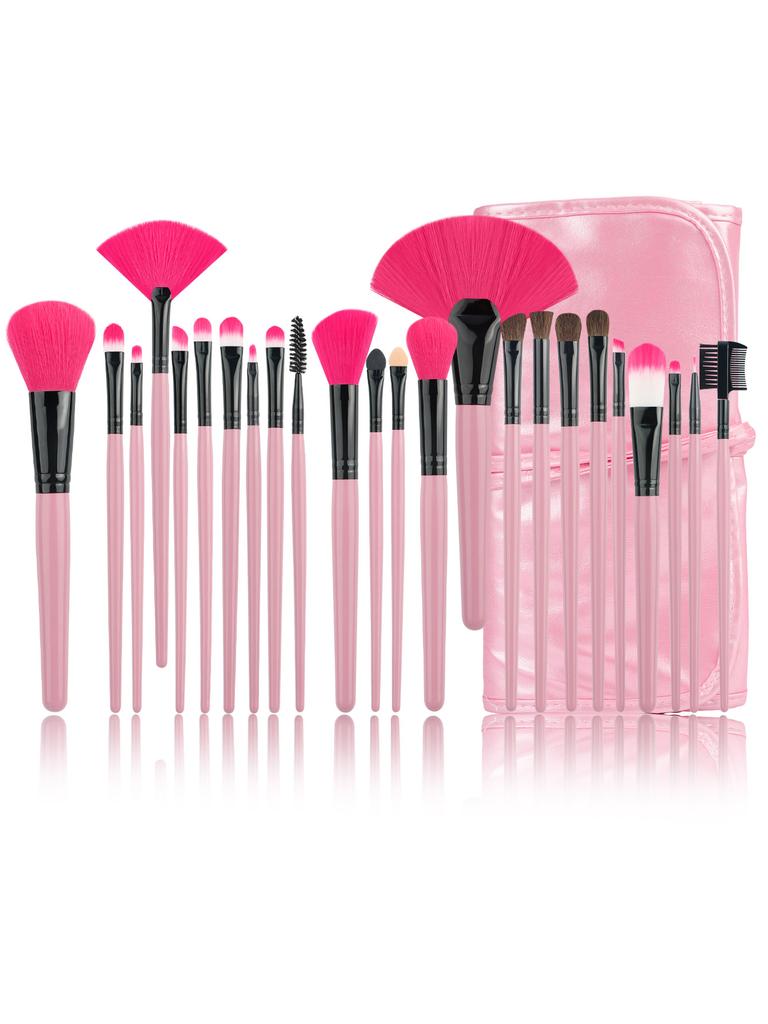 24 New Makeup Brushes Set Soft Hair Loose Powder Highlighter Blush Brushes Eyeshadow Brushes Complete Set of Beauty Tools