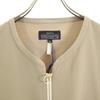 Brand new quolt Short sleeve Zip shirt M beige HYKE ZIP-SHIRTS Men's Used