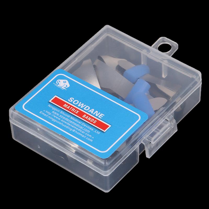 10Pcs Dental Twin Anterior Matrices Matrice Polyester Dentist Matrix Material