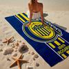 Rosario Central Wappen Mikrofaser Strandtuch, Leicht und Schnelltrocknend, für Sommerreisen, Strand-Essential, Schwimmbad