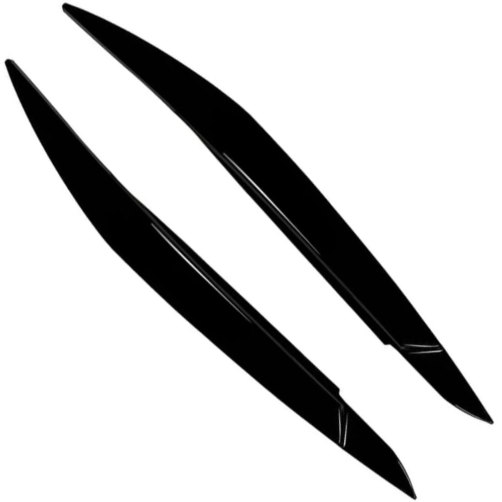 2Pcs Car Front Headlight Eyebrow Eyelid Cover Stickers for BMW X6 E71 E72 2008 2009 2010 2011 2012 2013 2014