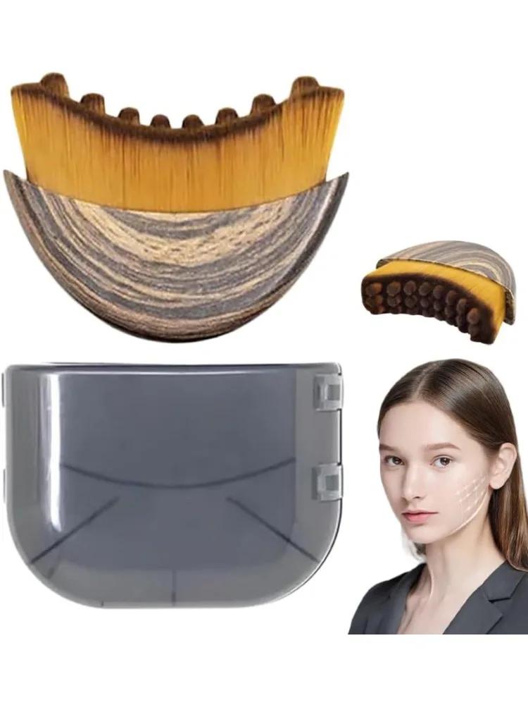 

Лимфодренажная щетка для лица Сверхмягкая щетина Уменьшитель отечности Эргономичный массажер для контура лица Портативный бьюти-инструмент