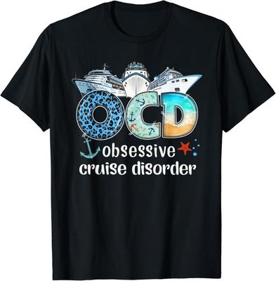 OCD Obsessive Cruise Disorder Lustiges Kreuzfahrt-Geschenk Unisex T-Shirt