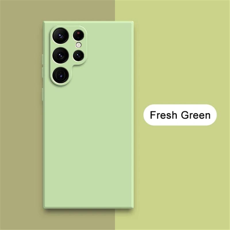 Quadratische Flüssigsilikonhülle für Samsung Galaxy A55 A35 A15 A05S A04S A14 A54 A53 S23 S24 Huawei P60 Redmi Note 13 iPhone 15 14 13 12 11 Pro Max Abdeckung