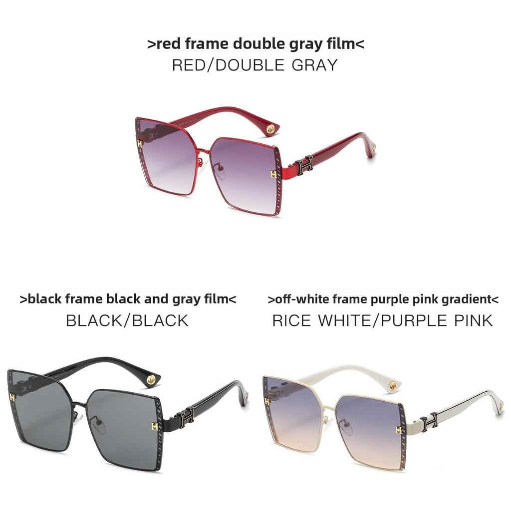Fashion Uv400 Sunglasses For Women With Yellow Lenses And Red Fullframe For Outdoor And Parties
