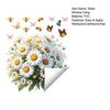 Static Window Clings Flower Butterfly Bee Wall Sticker Self Adhesive Removable Vinyl Decal