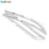 Rear Bumper Fog Light Lamp Cover Trim For Volvo XC60 2018   Chrome Car Tail Foglight Foglamp Bezel Trims Accessories