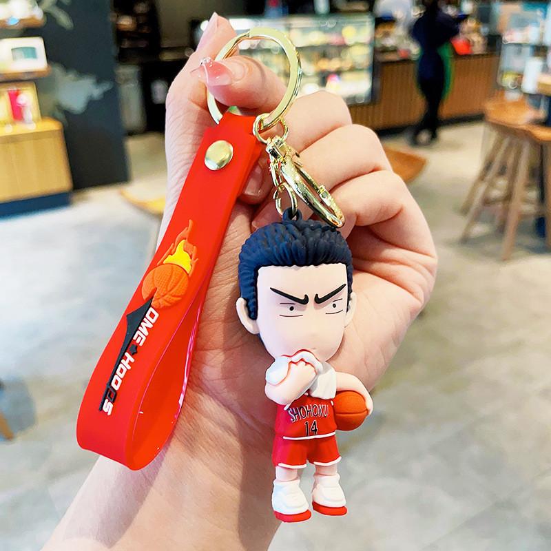 

Keychain Resin Charming Basketball Boy Hanamichi Sakuragi Key Accessory Ring Mitsui