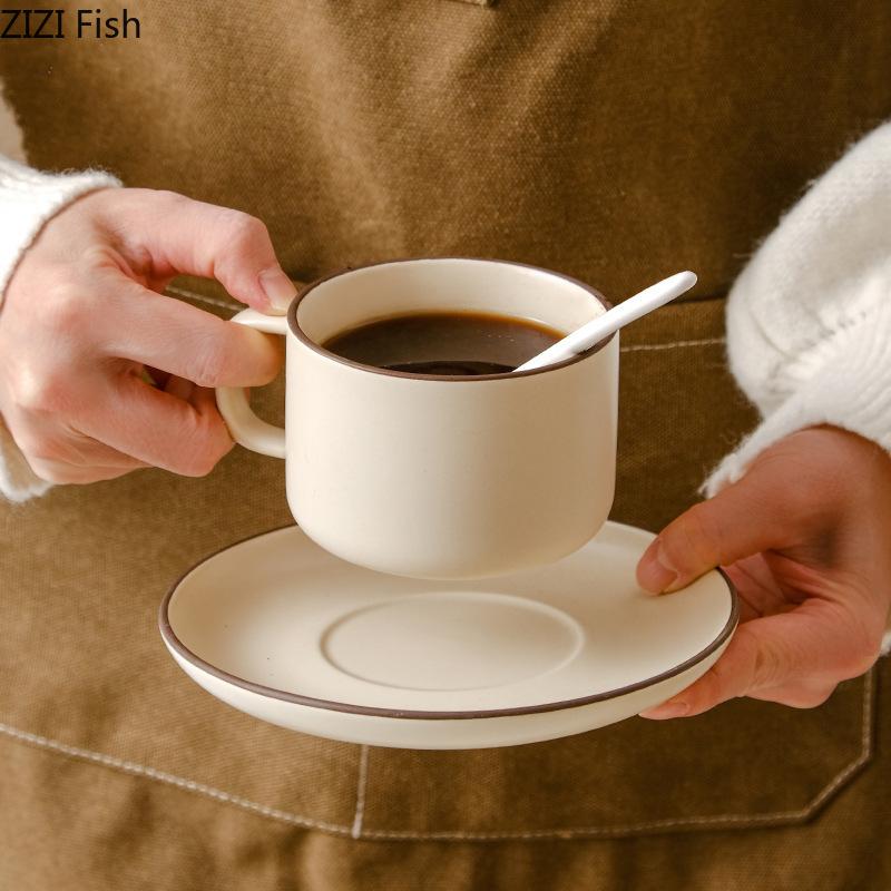 Ceramiczny Kubek Morandi Restauracja Kawiarnia Popołudniowa Herbata Latte Filiżanka do Kawy Kreatywny Dom Śniadanie Kubek na Mleko Owsiane Kubek do Wody Prezent Festiwalowy