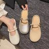 Flat-bottomed outer wear soft-soled bag head fashionable and comfortable slippers women's 2025 spring and summer new versatile soft-soled single s