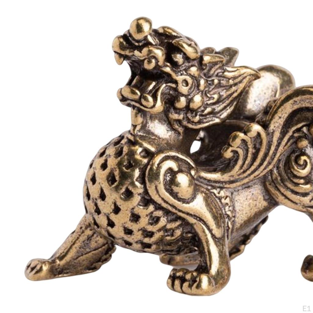 1 pár Pixiu prívesok na kľúče Feng Shui figúrka do obývačky Centrálne náramky Šperky