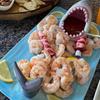 Ceramic Sushi Plate Shark Shape Rectangle Cheese Board Dining Table Kitchen Decoration