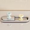 Creative Donut Toilet Press Button Adhesive Nail Protector Toilet Tank Press Button Multifunctional Toilet Flush Top Button
