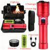 Flashlight Lighter & Power Bank Combo,Rechargeable,Zoomable Super Bright Beam,5 Modes Flashlight for Outdoor Camping Emergency