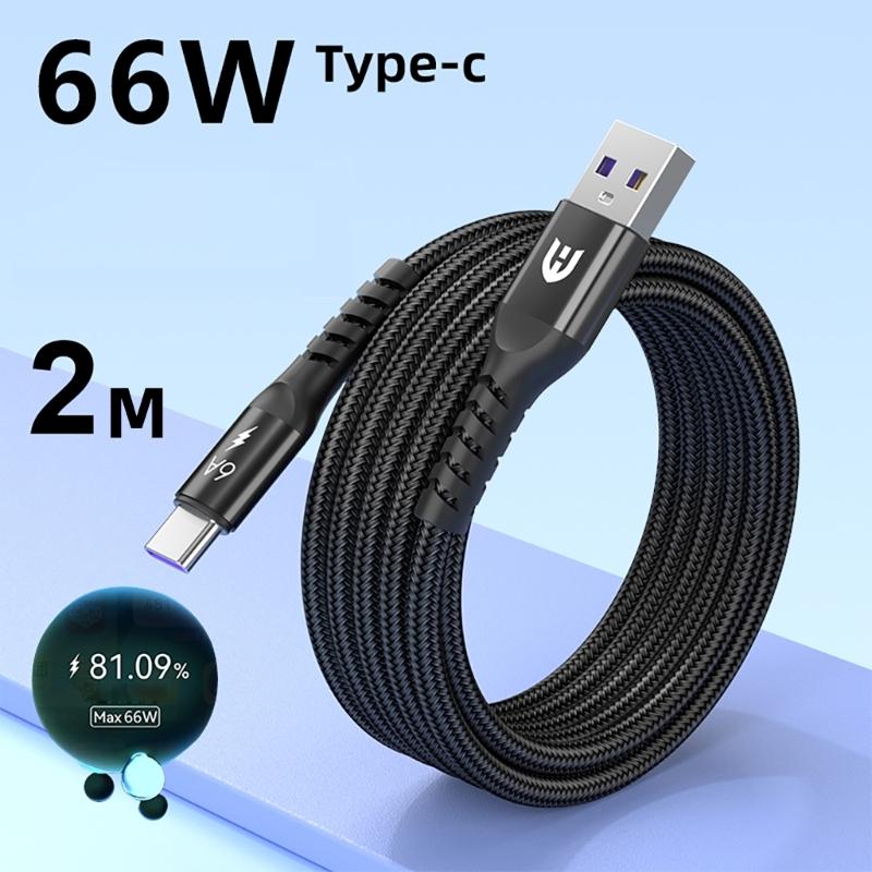 USB to USB C Cable USB to Type C Cable Fast Charging Nylon Braided Data Sync Transfer Cord USB C Charging Cable