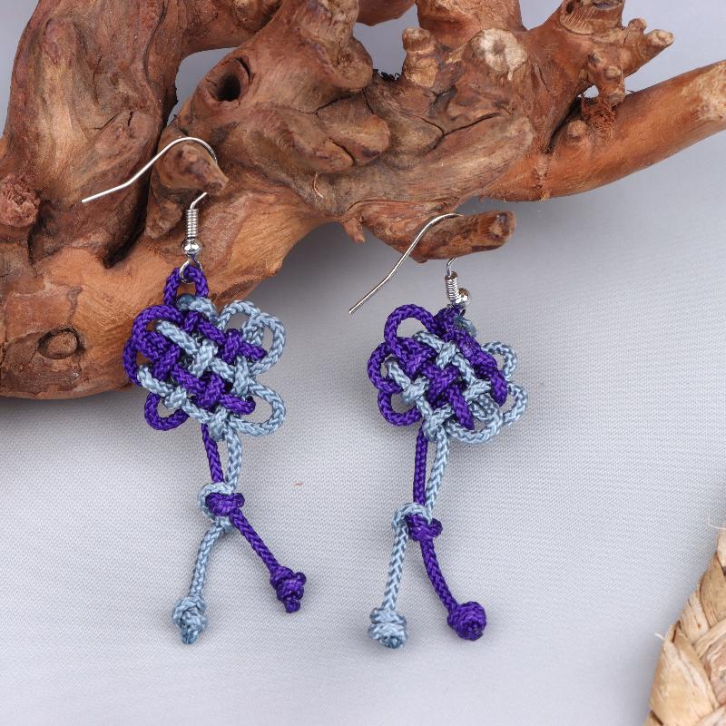 Anime Kpop Demon Hunters Cosplay Woven Rope Bracelet Earring Unisex Jewelry Accessories Gift