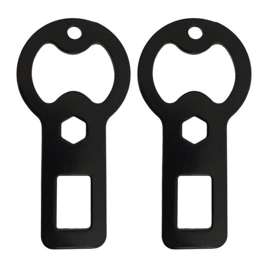 Tragbarer Flaschenöffner mit Schlüsselanhänger & Lanyard Edelstahl Bierflaschenöffner Stilvolles Geschenk für Auto Bar Camping Partygeschenke