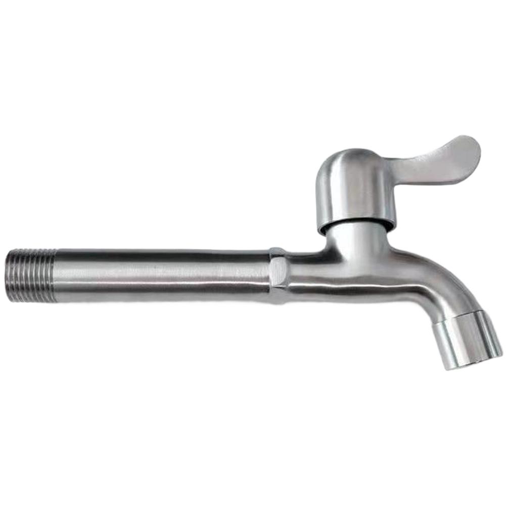 Faucet Stainless Steel Quick Open Faucet High Temperature Resistant Extended Water Tap For Garden Home Bathroom Kitchen Replace