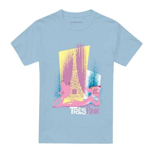 Pink Panther Unisex Adult Tres Pink T-Shirt